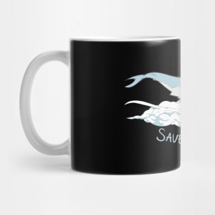 'Save Our Seas' Ocean Conservation Shirt Mug